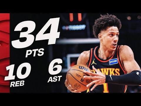 Jalen Johnson Goes Off On New Years Eve - 34 PTS, 10 REB, & 6 AST | December 31, 2025