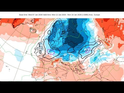 8-17 January 2026 Europe, Russia, Siberian, Caucasus region potential winter storm risk's