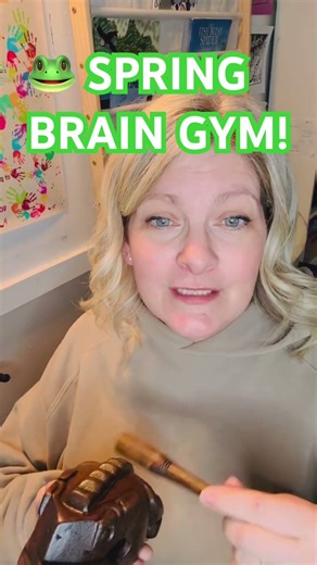 Five Green and Speckled Frogs 🐸 | Spring Brain Gym Music Activity for Kids | Rhythm & Beat Practice