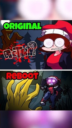 Original Vs Reboot | Hypno's Lullaby Game Over Animation Comparison [FNF]