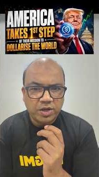 America Takes The First Step to Dollarise the World.