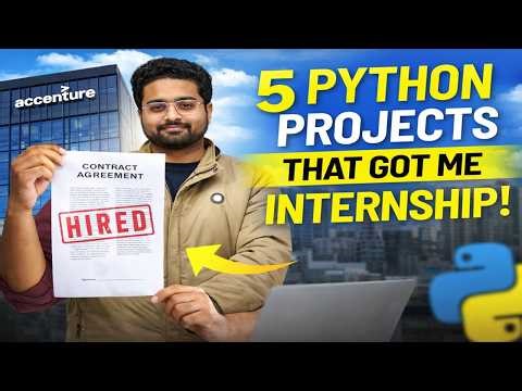 5 Python Mini Projects for Beginners ( Step-by-Step ) | 5 Resume Projects for Students