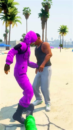 GTA 5: Chop Warns Franklin, Criminals Trapped Shark 🦈 #shorts