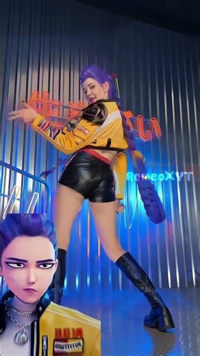KPop Demon Hunters cosplay singing Golden 🎵 pt86 #kpdh #kpopdemonhunters #cosplay #rumi #jinu
