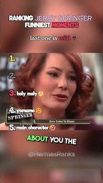 Best Jerry Springer Moments OAT🤯#ranking