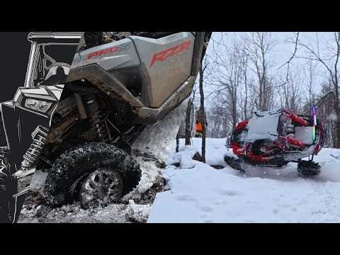 Рождественская покатушка пошла НЕ ПО ПЛАНУ! Потеря колеса, переворот и поломки | Part 1 of 3 |