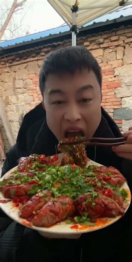 매운 돼지뇌 먹방 🔥 Red Pig Brain ASMR | Xinjie ASMR