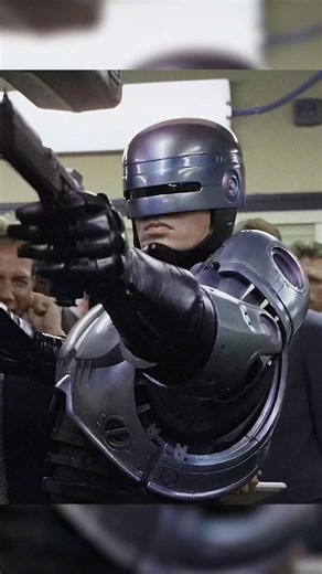 RoboCop tests firepower at police shooting range, astonishing all officers