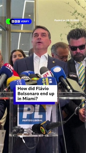 BBC Verify has pieced together defeated presidential candidate Flávio Bolsonaro's journey through Brazil, Argentina and Ecuador to reach Miami. #Brazil #US #BrazilElections #Bolsonaro #BBCNews