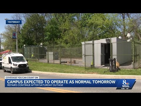 Fire at Shippensburg University substation disrupts power and classes