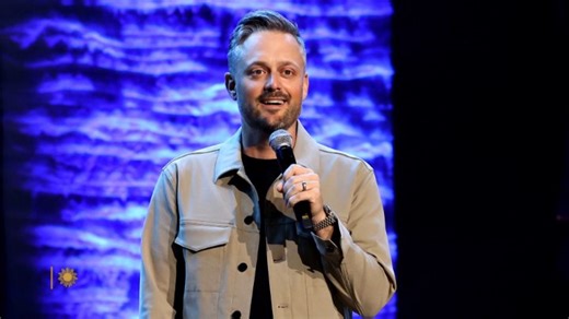 Nate Bargatze, the highest-grossing stand-up in the country, recently debuted his fifth Netflix special – and on Sept. 14, he’ll be hosting the 77th Emmy Awards on CBS and Paramount , while also branching out into movies. Is a Nate Bargatze theme park and film studio in his future? He talks with Conor Knighton about his ambitions; moving back to Nashville; and the appeal of being a “clean comic.” https://cbsn.ws/3Ibz8w2 | CBS Sunday Morning