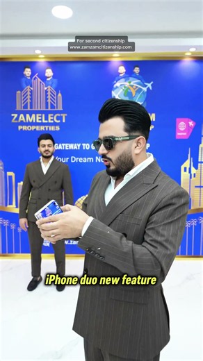 iphone duo new feature 😱📱 #iphoneduo #newfeature #360camera #ZamZamStyles #foryou
