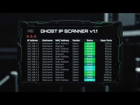 GHOST IP SCANNER v1.1 – The Ultimate Hidden Network Hunter 2026