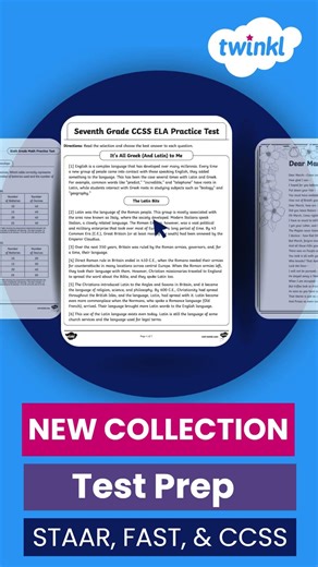 New Test Prep Resources: STAAR, FAST, & CCSS! 📝