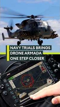 Royal Navy drone armada tested💥