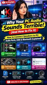 Why Your PC Audio Sounds Terrible! (And How to Fix It) 🔊❌ #Shorts