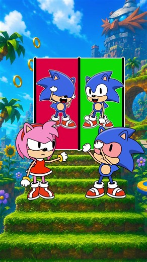 sonic vs amy need eyes #animation #sonic #sonicthehedgehog