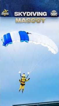 Savannah Bananas Mascot Jumps into Stadium with The Wings of Blue #shortsfeed#Airforce#America250