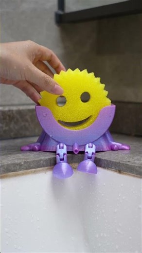 This Scrub Daddy holder has way more personality than expected! #3dprinting #3dprint #flashforge