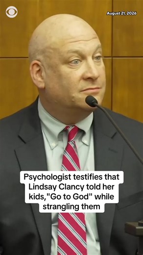 Dr. Avram Mack, an expert witness for the prosecution in the Lindsay Clancy trial, testified today that she told her kids to