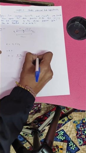 Ex 2.1 Ch 2 ⚡Electrostatic Potential & Capacitance | #electrostaticpotential #shortsviral #shorts