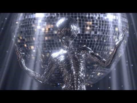Chrome Grey Alien Abduction