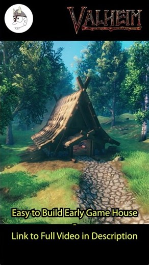 Easy to Build Starter House #valheim #valheimbuilding #valheimbuilds