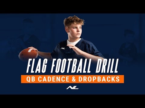 QB Cadence & Dropbacks | Flag Football Drills & Skills | Next Level Sports