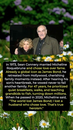 Sean Connery: When Love Is Worth More Than Fame #Love, #Life, #Inspiration