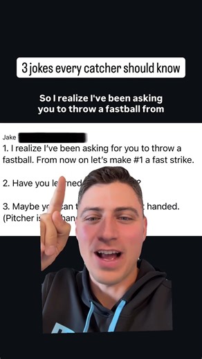 Catchers, Make These Jokes When The Pitcher Is Struggling #baseball #softball