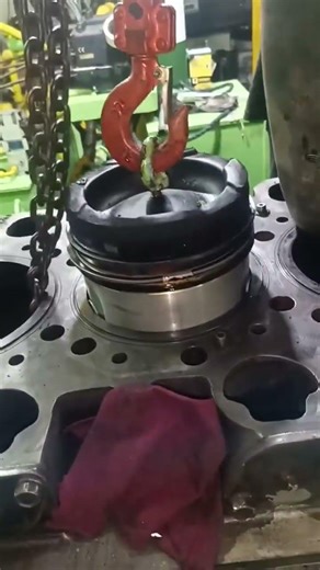 Taking out piston #mechanical #engineering #automobile #marine #engineer #shorts #machine #engine