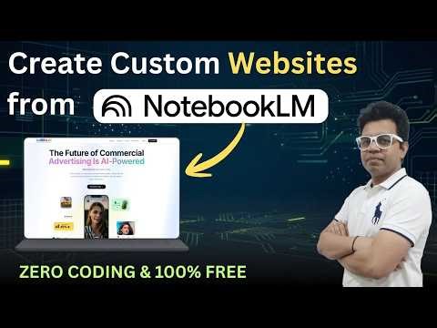 Convert NotebookLM into Professional Website(No Code & Free) | NotebookLM + Gemini = Website Builder