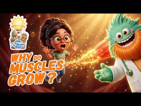 How Do Muscles Grow? 💪 | ASK DR. MUPPY! | Science for Kids