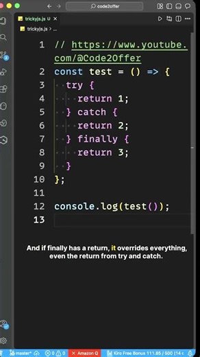 JavaScript Trick: Why This Function Returns 3 (Not 1!) 🤯