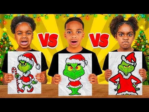 THE GRINCH STOLE CHRISTMAS 3 MARKER CHALLENGE