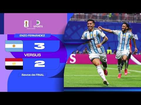¡¡LO DIO VUELTA #ARGENTINA!! ENZO FERNÁNDEZ DE CABEZA Y EL 3-2 AGÓNICO EN EL FINAL