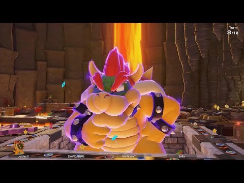 Super Mario Party Jamboree - Bowser vs Rosalina vs Birdo vs Boo - King Bowser's Keep (3 Player)