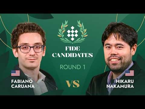 🇺🇸 Fabiano Caruana — Hikaru Nakamura 🇺🇸 | Round 1 | FIDE Candidates Tournament 2026