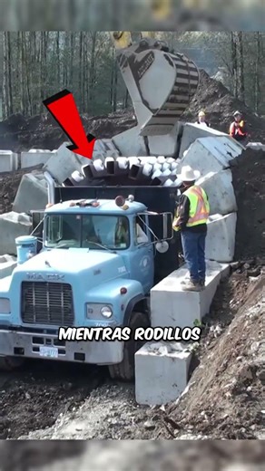 Este camión construye túneles en cuestión de días