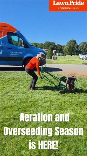 Lawn Pride Aeration and Overseeding Season