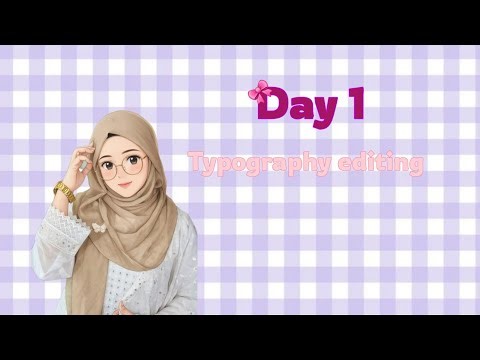 Typography Editing Series | Day 1 | Complete Beginner Tutorial | Learn Professional Text Editing