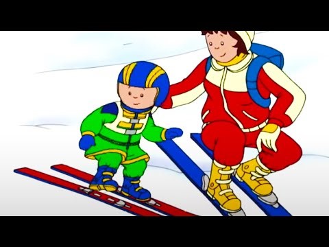 Caillou Goes Skiing | Caillou Cartoon