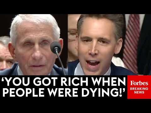 ALMOST UNWATCHABLE: Hawley Publicly Reams Fauci For COVID-19 Actions Pandemic, Refusal To Answer Him