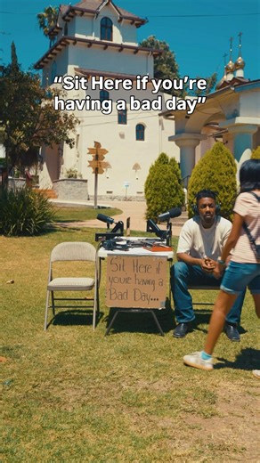 “Sit here if you’re having a bad day” #shorts