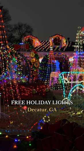 Kseniia | ✨Travel Content Creator✨ on Instagram: "✨ Graves Family Christmas House ✨ A beloved Decatur holiday tradition created by the Graves family and shared with the community for decades 🎄 📍 2464 Fontaine Circle, Decatur, GA 30032 📅 Through December 28 ⏰ Around 6:00 PM – 10:30 PM 🎟️ FREE (donations appreciated) Parking can be busy, so come patient, respectful, and ready for holiday magic 🎄 Follow @the.travel.ksu for more local holiday finds ✨"