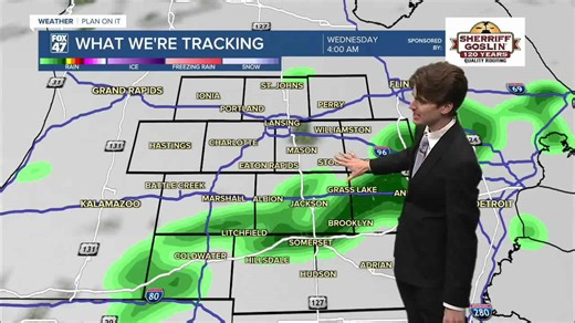 Cooler across mid-Michigan Tuesday with additional rain showers midweek