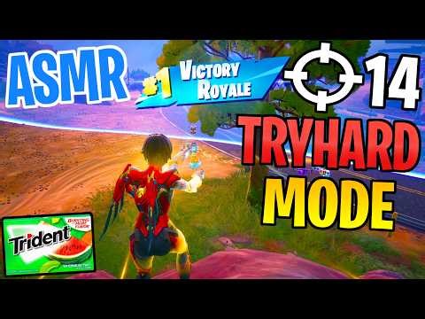 ASMR Gaming 😴 Fortnite The Order Tryhard! Gum Chewing 🎮🎧 Controller Sounds + Whispering 💤