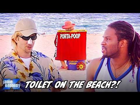 I Brought a Toilet to the Beach… and Somebody Used It! | The Jamie Kennedy Experiment