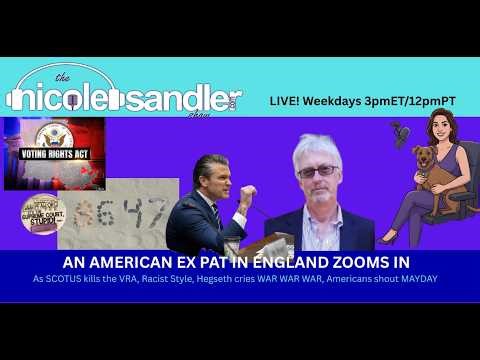 American ExPat in England Zooms In for the News!