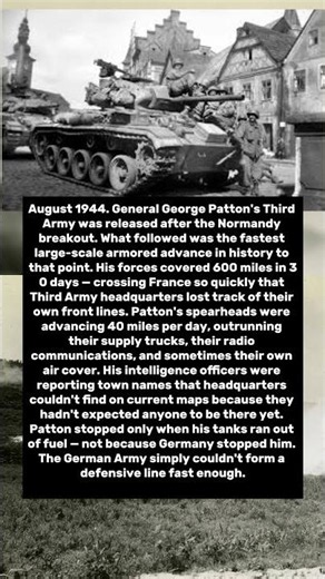 General Patton's Speed After D-Day Was So Insane His Own Maps Couldn't Keep Up